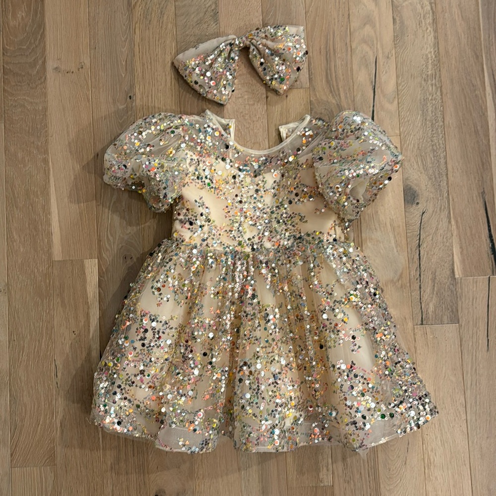 No brand Girl Sparkle Dress Age 10.